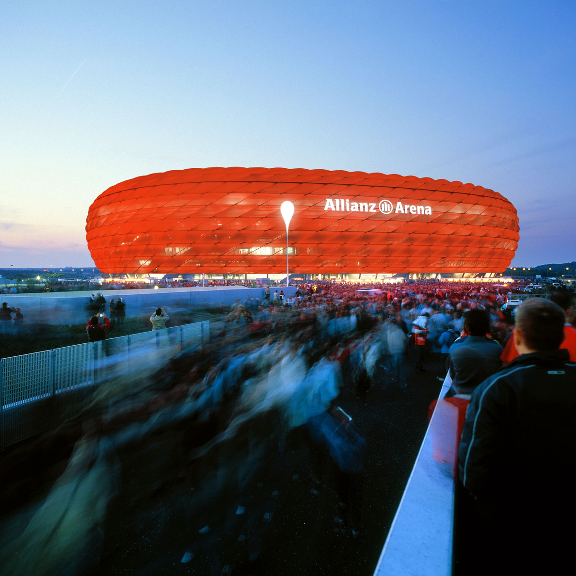 Großwerbeanlage Allianz Arena