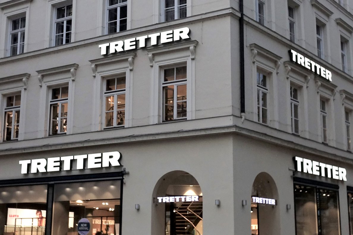 Tretter Schriftzug